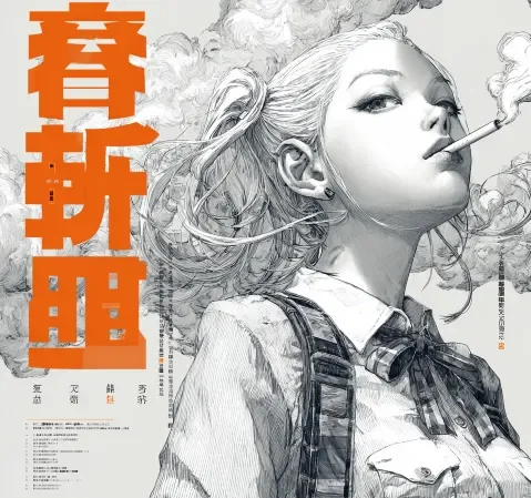 角色设定作品：包含角色立绘与表情设计